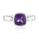 Siberian Amethyst Silver Ring