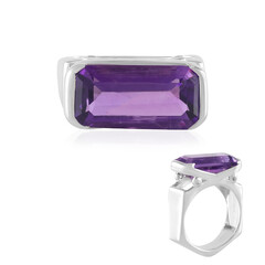 Siberian Amethyst Silver Ring (de Melo)