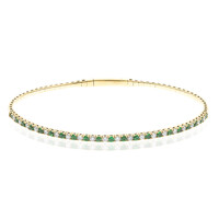 14K AAA Tsavorite Gold Bangle (CIRARI)
