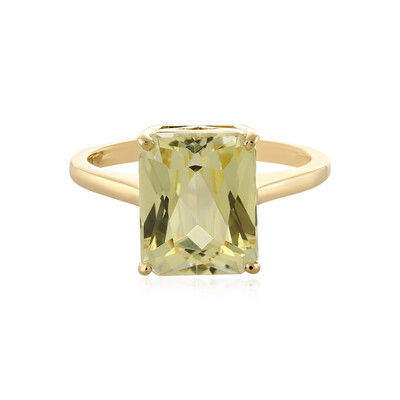9K Canary Kunzite Gold Ring
