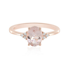 Morganite Silver Ring