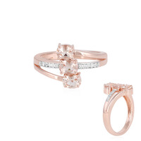 Morganite Silver Ring