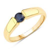 Blue Sapphire Silver Ring
