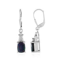 Mezezo Opal Silver Earrings