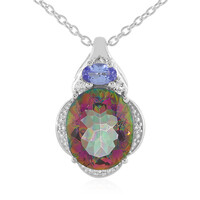 Mystic Quartz Silver Necklace