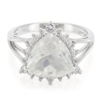 Ice Moon Quartz Silver Ring