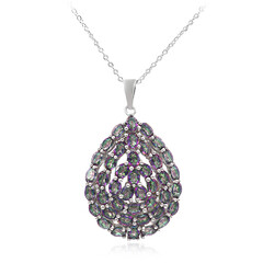 Mystic Quartz Silver Necklace