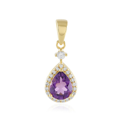 Moroccan Amethyst Silver Pendant
