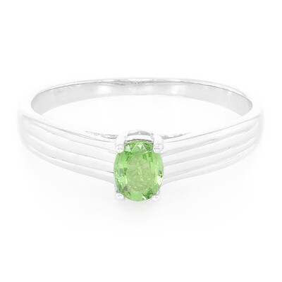 Chrome Tourmaline Silver Ring