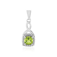 Arizona Peridot Silver Pendant