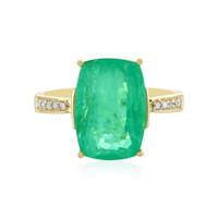 18K Ethiopian Emerald Gold Ring (AMAYANI)