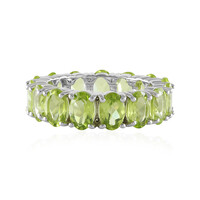 Peridot Silver Ring