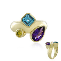 9K Uruguayan Amethyst Gold Ring (de Melo)