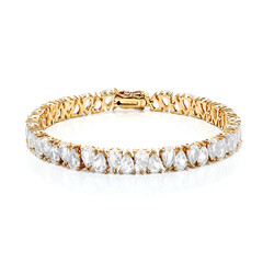 White Topaz Silver Bracelet