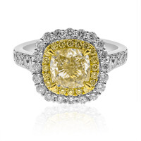 18K SI2 Yellow Diamond Gold Ring (CIRARI)