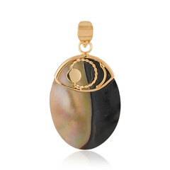 Mother of Pearl Silver Pendant (Bali Barong)