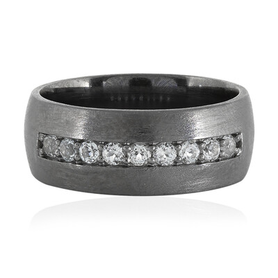 White Topaz Silver Ring