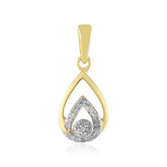 I2 (I) Diamond Silver Pendant