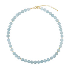 Brazilian Aquamarine Silver Necklace