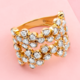 14K SI1 (G) Diamond Gold Ring (Annette)