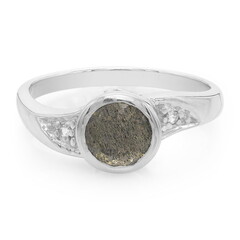 Romanian Spectrolite Silver Ring