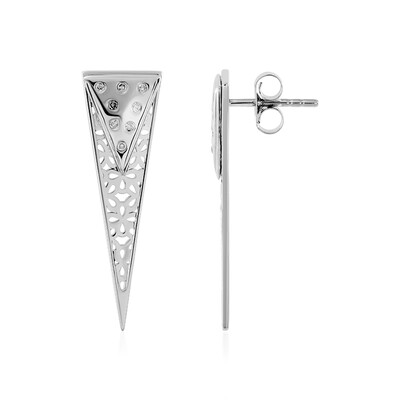 9K I1 (I) Diamond Gold Earrings (Ornaments by de Melo)