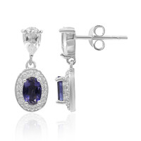 Iolite Silver Earrings