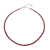 Madagascar Ruby Silver Necklace