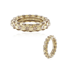 14K Diamond champagne I1 Gold Ring (de Melo)