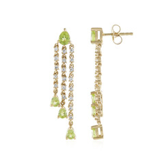 Peridot Silver Earrings