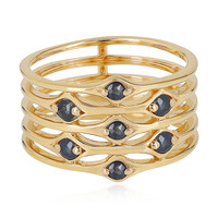 Blue Sapphire Silver Ring