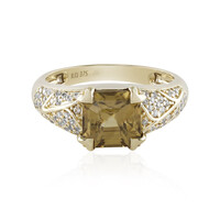 9K Yellow Zircon Gold Ring (Adela Gold)