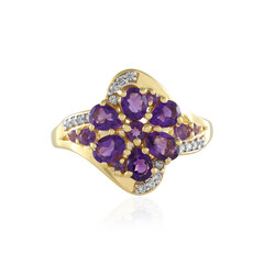 Amethyst Silver Ring