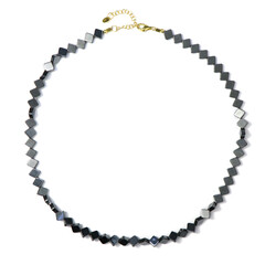Black Hematite Silver Necklace