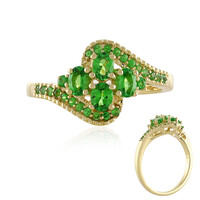 9K Tsavorite Gold Ring (Adela Gold)