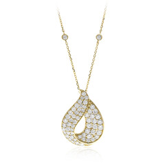 14K I1 (H) Diamond Gold Necklace (CIRARI)