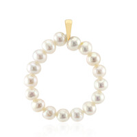 White Freshwater Pearl Silver Pendant (TPC)