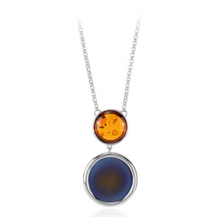 Baltic Amber Silver Necklace