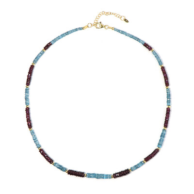 Mozambique Garnet Silver Necklace