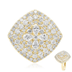 14K SI1 (H) Diamond Gold Ring (CIRARI)