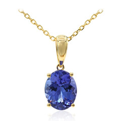 14K AAA Tanzanite Gold Necklace (CIRARI)