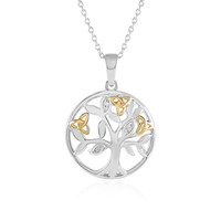 I3 (J) Diamond Silver Necklace