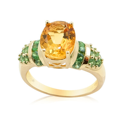 14K Citrine Gold Ring