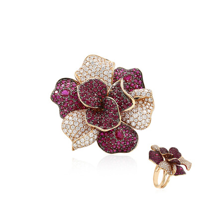 18K Burmese Ruby Gold Ring (Estée Collection)