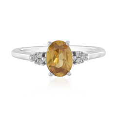 Mandarin Zircon Silver Ring