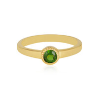 Russian Diopside Silver Ring