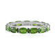 Russian Diopside Silver Ring