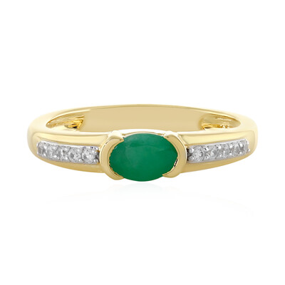 Brazilian Emerald Silver Ring