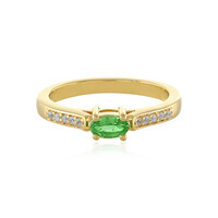Tsavorite Silver Ring