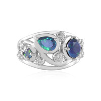 Mezezo Opal Silver Ring